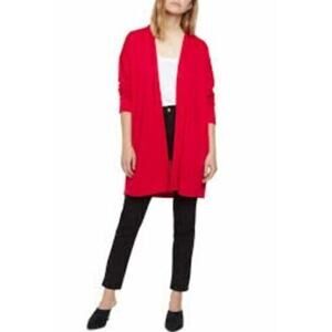 Sanctuary Women's Up Camp Knit Red Cardigan Petite In Street Red X-Small $49